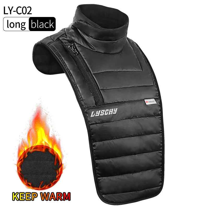 LYSCHY Winter Scarf Balaclava Extended Motorcycle Ski Neck Men Moto Mask Motocross Balaclava Warm Neck Scarf Stomach Protection
