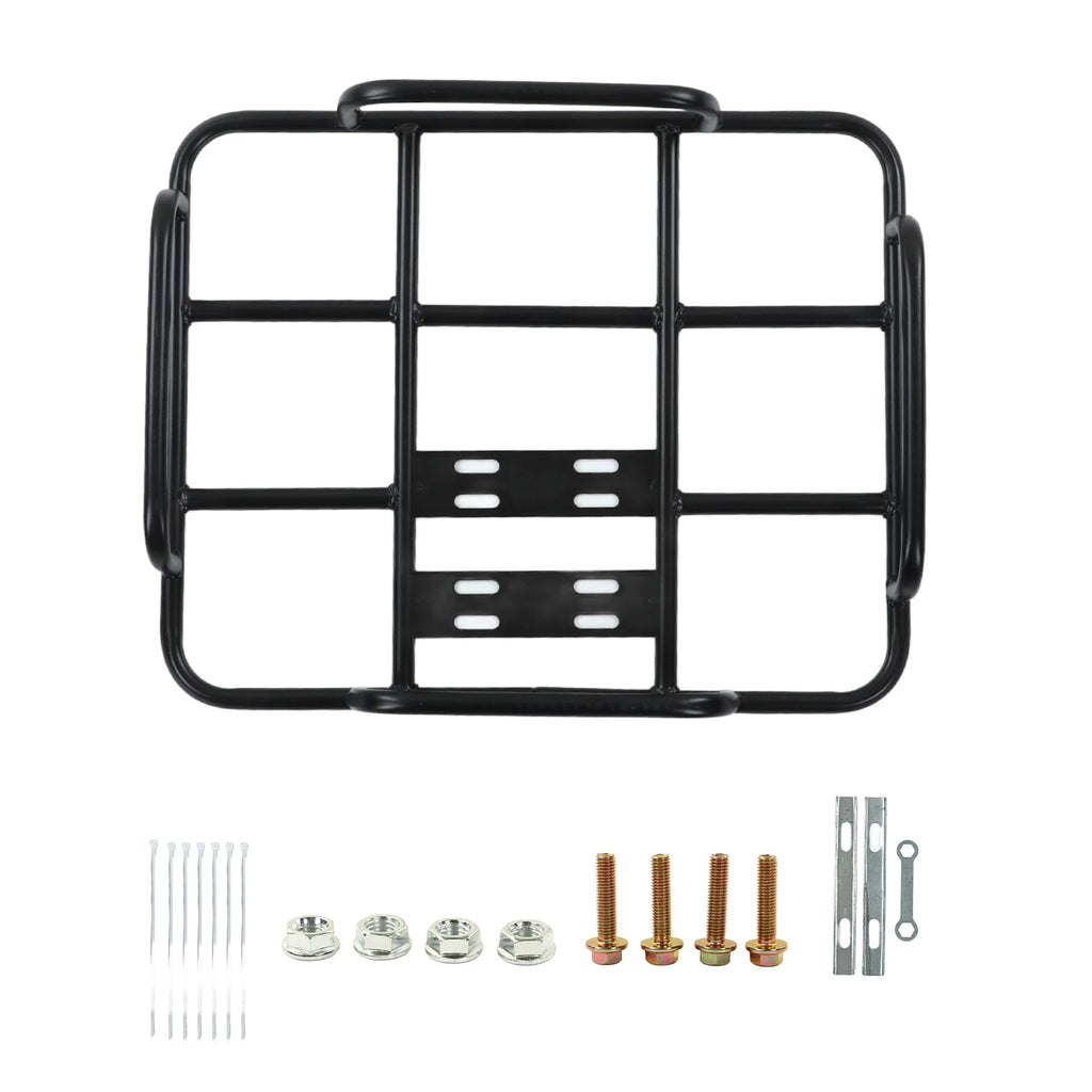 Food Delivery Box Rack Rear Grille 80kg Loading Seamless Steel Tube Universal for Motorcycle Electric Bicycle