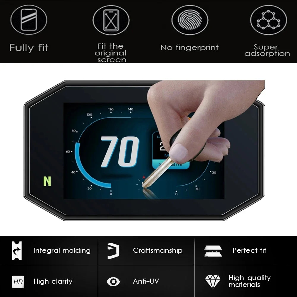 For Yamaha Tenere 700 HD Protector Film TENERE 700 2025+ Motorcycle Scratch Cluster Screen Dashboard Protection Instrument Film