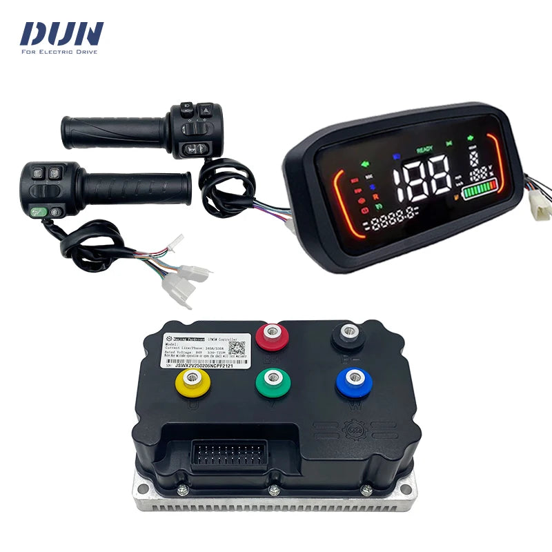 FarDriver 84V ND84530 BLDC Far Driver 84530 Controller Kit with N7 Speedometer and Throttle For QS138 90H V3 Electric Motorcycle