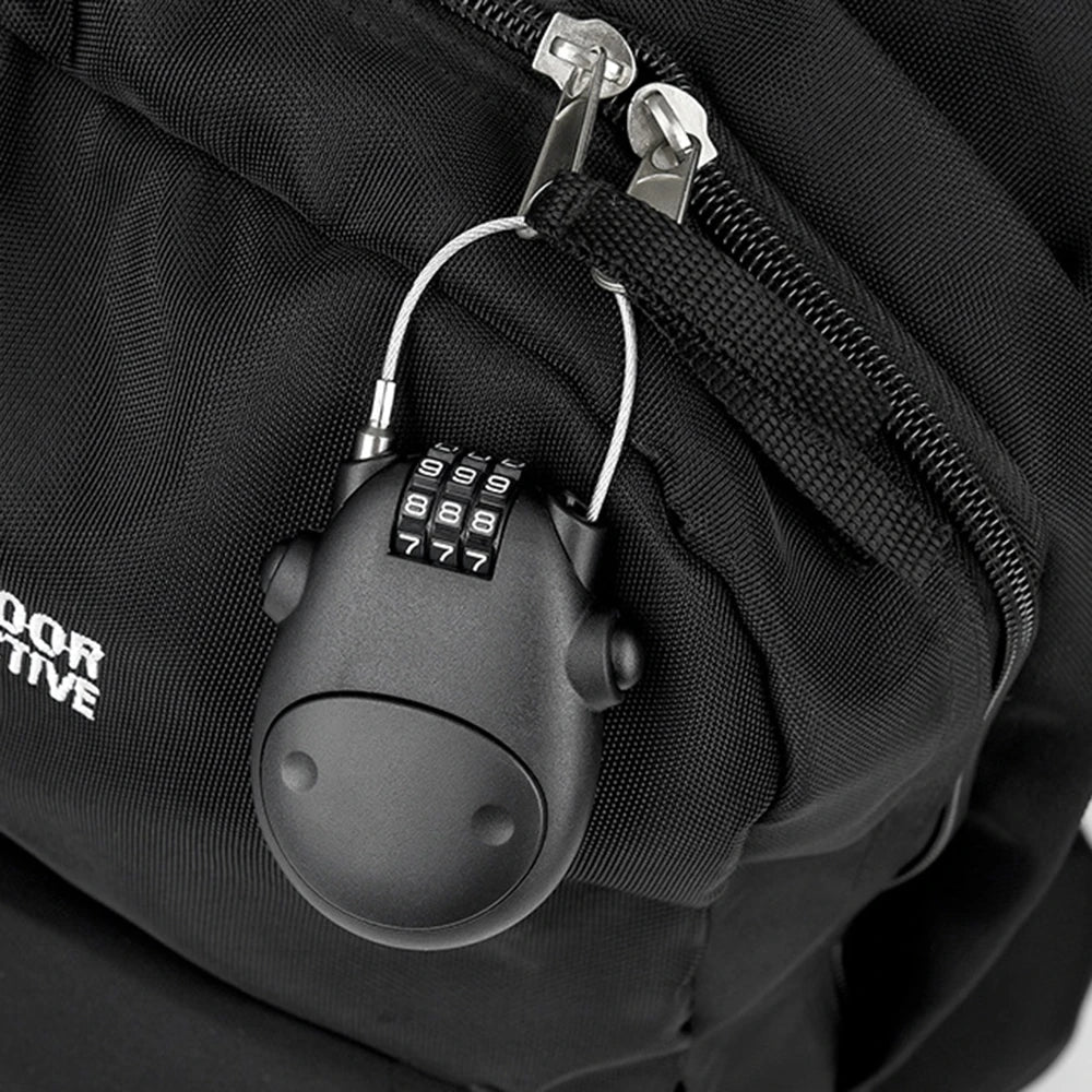 Code Lock Anti-theft Security Lock Telescopic Wire Rope Lock Wire Cable Combination Lock Motorcycle Helmet Code Lock