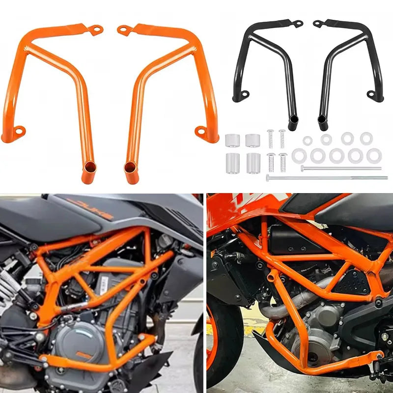 For Duke 390 Engine Guard Highway Crash Bars For KTM Duke390 2017-2023 Motorcycle Highway Engine Guard Fairing Protector