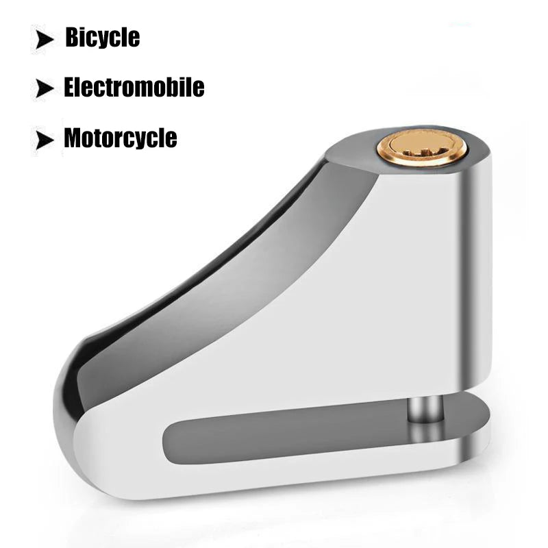 Universal Motorcycle Anti-theft Brake Disc Disk Lock Scooter Bike Wheel Steel Security Protection Portable Keyless Lock
