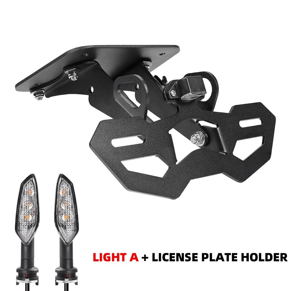 License Plate Holder For YAMAHA MT03 MT25 YZF R3 R25 2015-2024 Motorcycle Accessories Tail Bracket LED Light Fender Eliminator