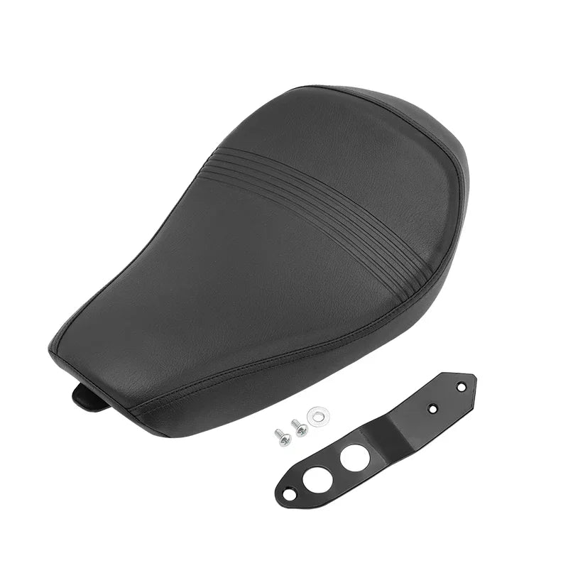 Driver Solo Seat Motorcycle Black Front Cushion Seat Fits For Harley Sportster XL 1200 883 72 Forty Eight 2016-up