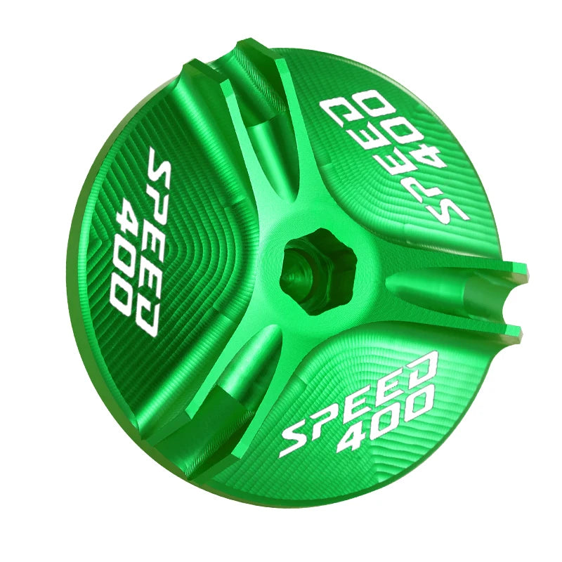 Motorcycle CNC Engine Oil Filler Cover Protection For Triumph Speed 400 Scrambler 400X 400 X 2023-2025 Accessories