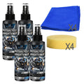 MIRAVEXL Motorcycle Paint Brightener Spray - Professional Polish & High GlossCoating Kit with Large Sponge & Microfiber Cloth