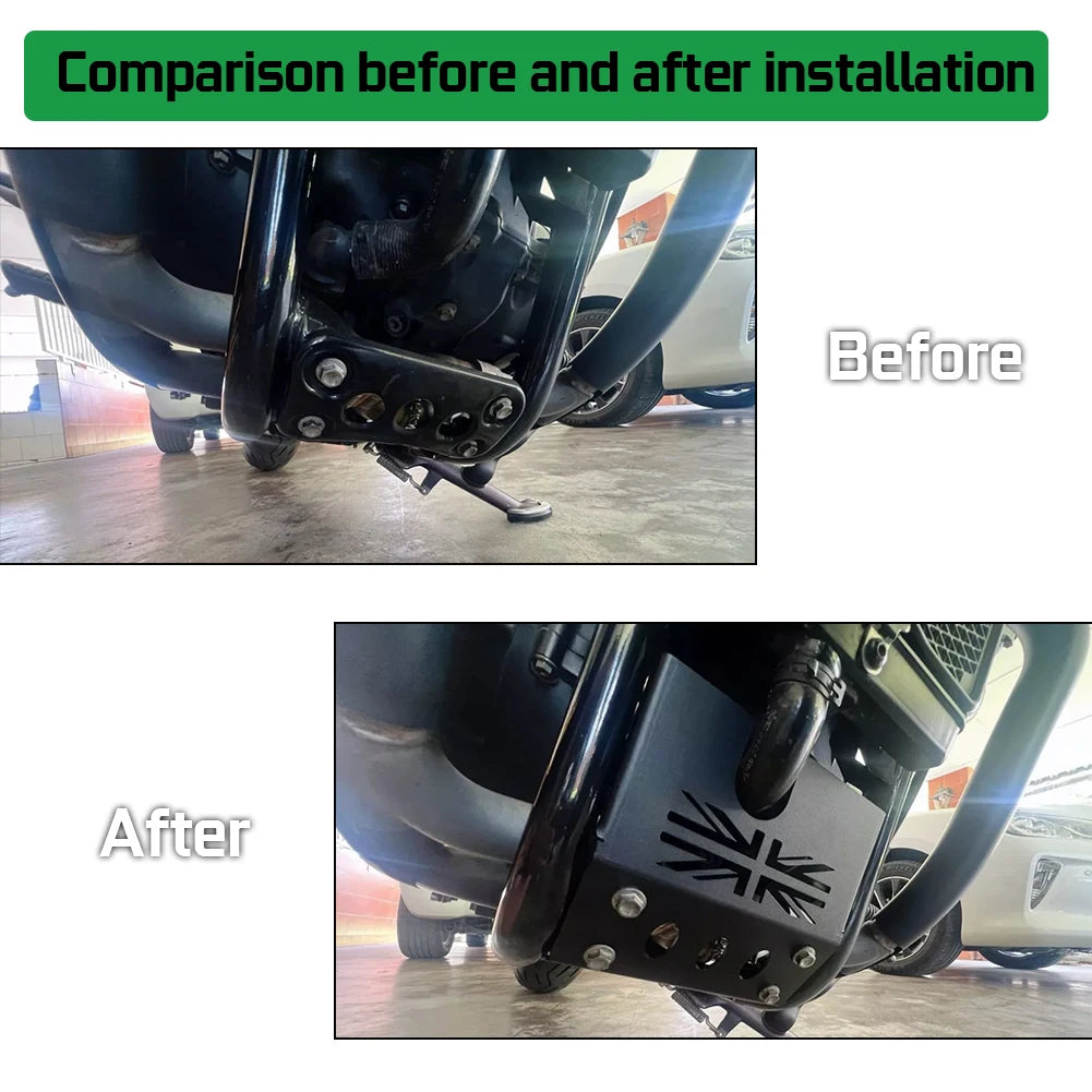 New For TRIUMPH Bonneville Bobber Engin Eprotection Cover Chassis Under Guard Skid Plate Motorcycle Engine Protection Cover