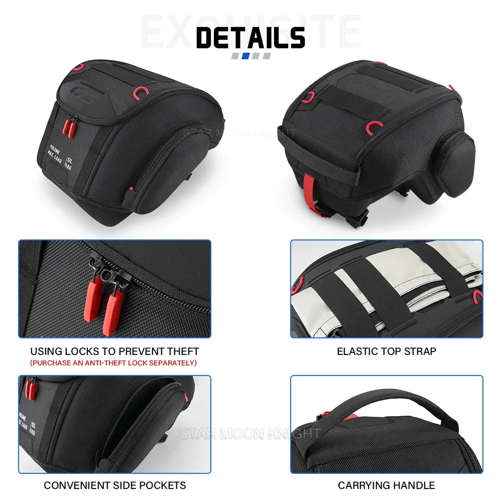 Motorcycle 12L Tank Top Bag For BMW R 1300 GS ADV R1300GS Adventure GSA1300 GSA 1300 2024 2025 Waterproof Luggage Storage Bags