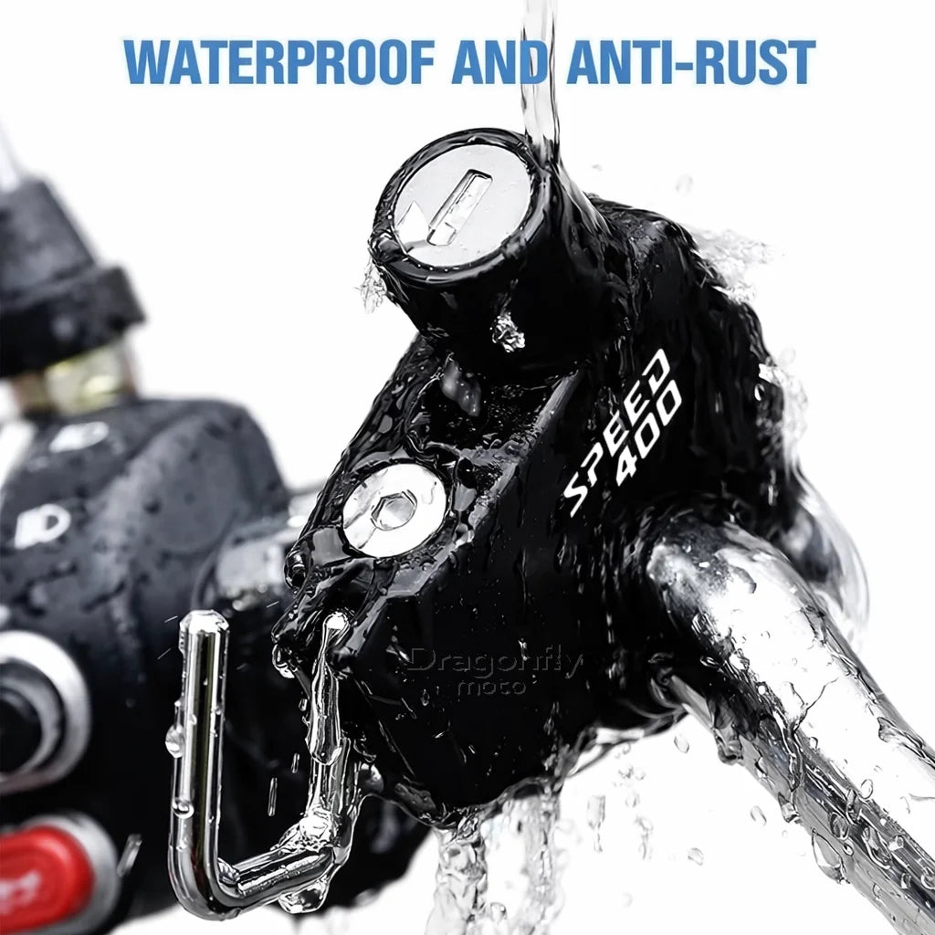 Motorcycle Helmet Lock For Triumph Scrambler 400X 400 X Speed 400 2023 2024 Anti-theft Locker Helmet Lock Locking Device
