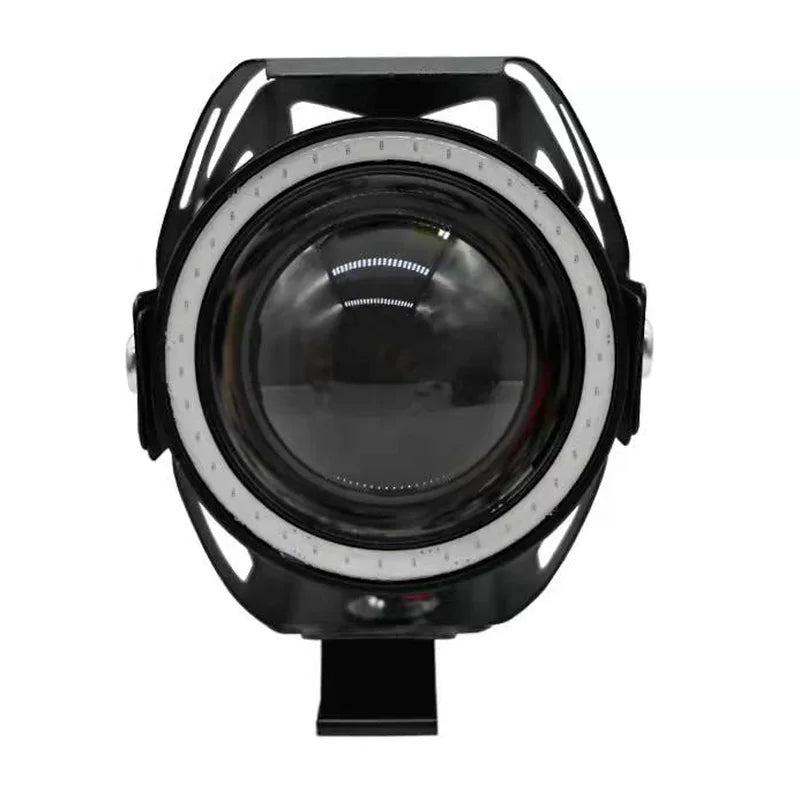 Waterproof Motorcycle LED Headlight 3000LMW U7 Motorbike LED Driving Fog Spot Light with Switch