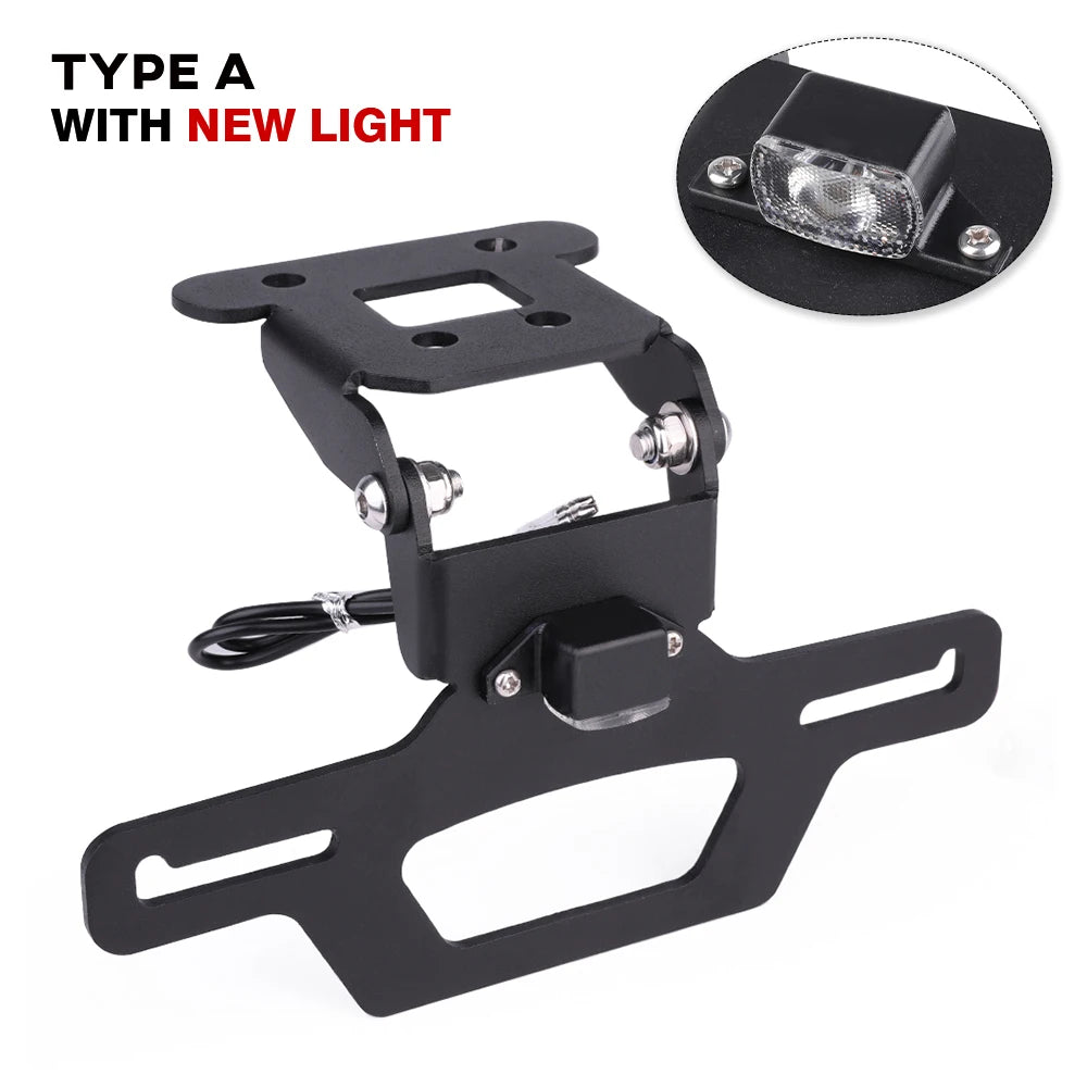 Tail Tidy License Plate Holder For KAWASAKI NINJA 250 400 Z250 Z300 Z400 2018-2014 Motorcycle Fender Eliminator Frame Bracket