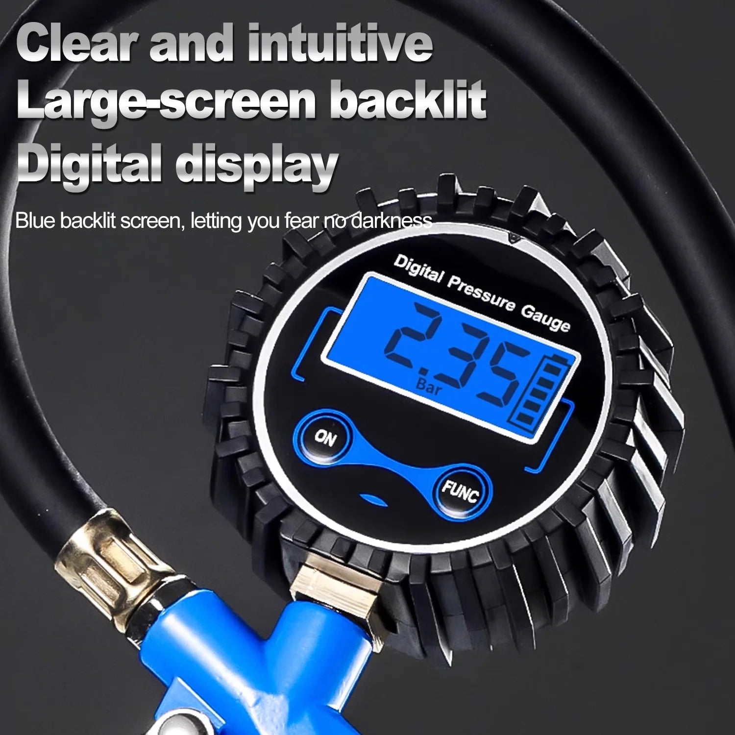 Inflator Hose With Tyre Tester Gauge Motorcycle TPMS Tire Pressure Monitor System Test Diagnostic Tool Car Accessories Universal