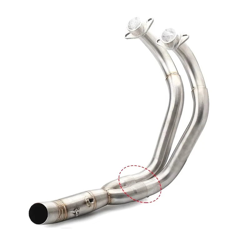 For Yamaha MT-07 FZ-07 MT07 FZ07 XSR700 2014-2023 Motorcycle Exhaust Front Pipe Muffler System Escape
