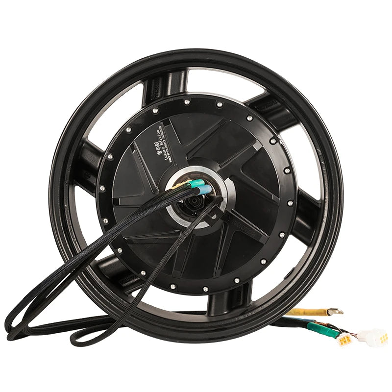 130KMH YMMOTOR 17*6.0inch Rated 8KW WP Brushless DC Racing Version Electric Motor For E-Motorcycle