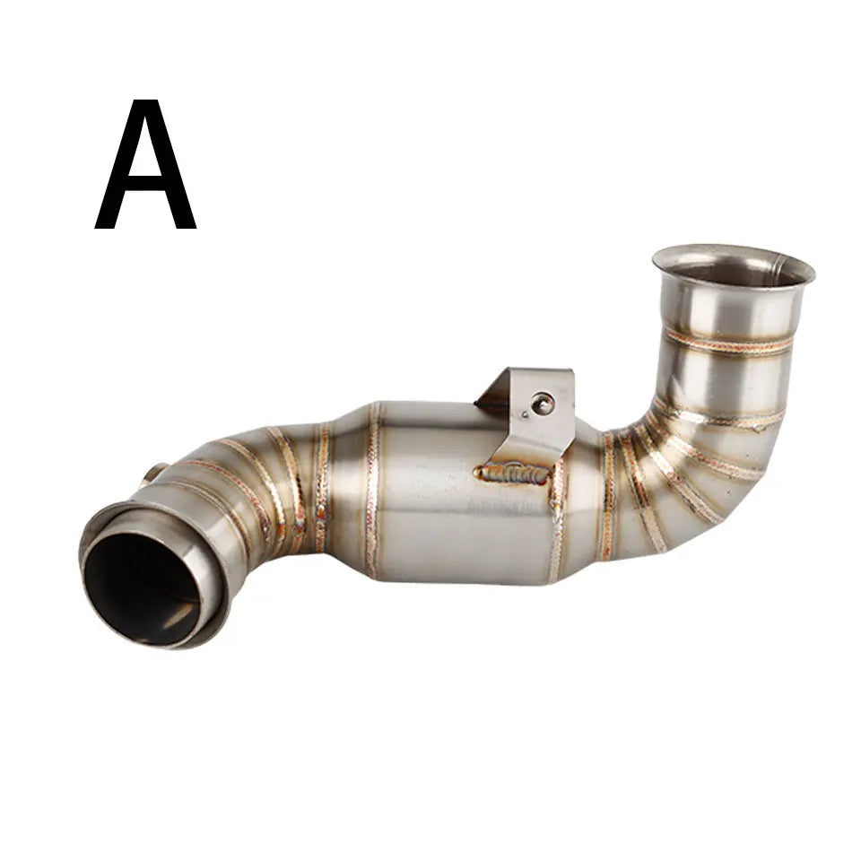 Motorcycle exhaust link pipe For KTM DUKE 790 890 790 ADV 890 ADV For CF MOTO 800NK 800MT norden 901 2022-2026