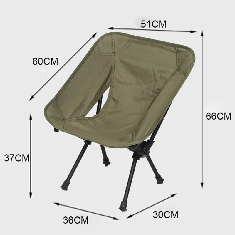 Ultralight Portable Folding Chair Outdoor Camping Detachable Fishing Chair Gardren Furniture Beach BBQ Hiking Picnic Seat