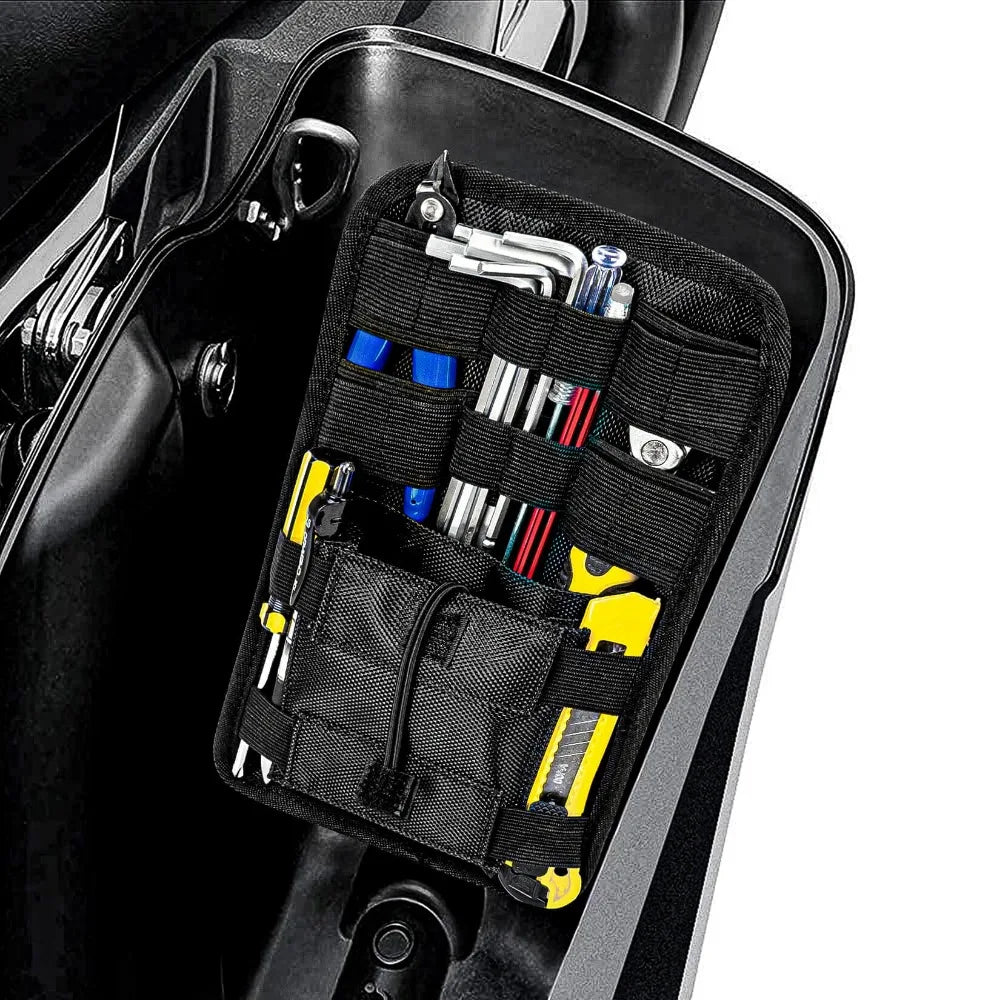 Motorcycle Saddlebag Organizer Hard Bags Storage Case for Harley Touring Street Glide Electra Glide Dyna Sportster Organizer Bag