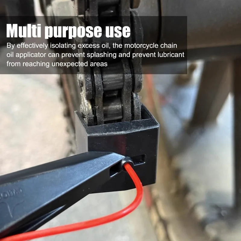 1/2PCS Motorcycle Chain Cleaning Maintenance Air Oil Dispenser Chain Oil Chain Wax Maintenance Maintenance Tools Spray Device