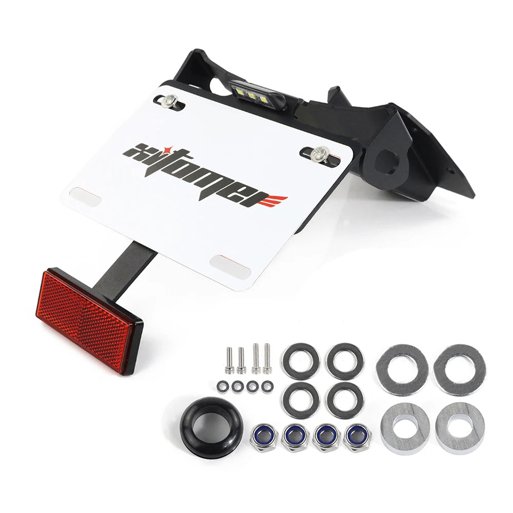 Motorcycle For Honda NC750X 2021-2024 2025 2026 Rear NC 750X License Plate Holder Bracket with Light Tail Tidy Fender Eliminator