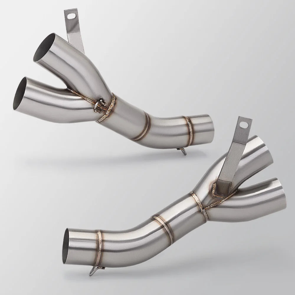 For Ducati Scrambler 800 dual outlet mid section exhaust manifold 2015-2021 Slip On Exhaust Muffler