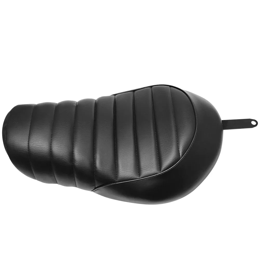Motorcycle Black Leather Front Driver Solo Seat For Harley Sportster Iron XL 883 1200 XL883N Roadster Custom 2016-2021