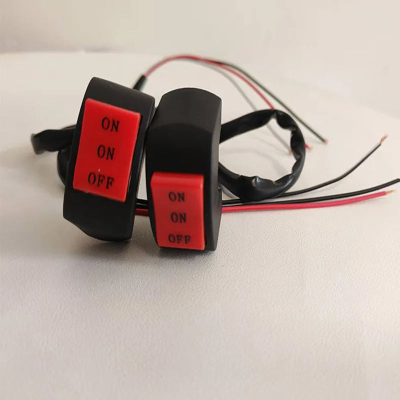 Motorcycle Parts Modification Handlebar Switch, Spotlight Waterproof Switch, High And Low Beam Switch Electronics Accessories
