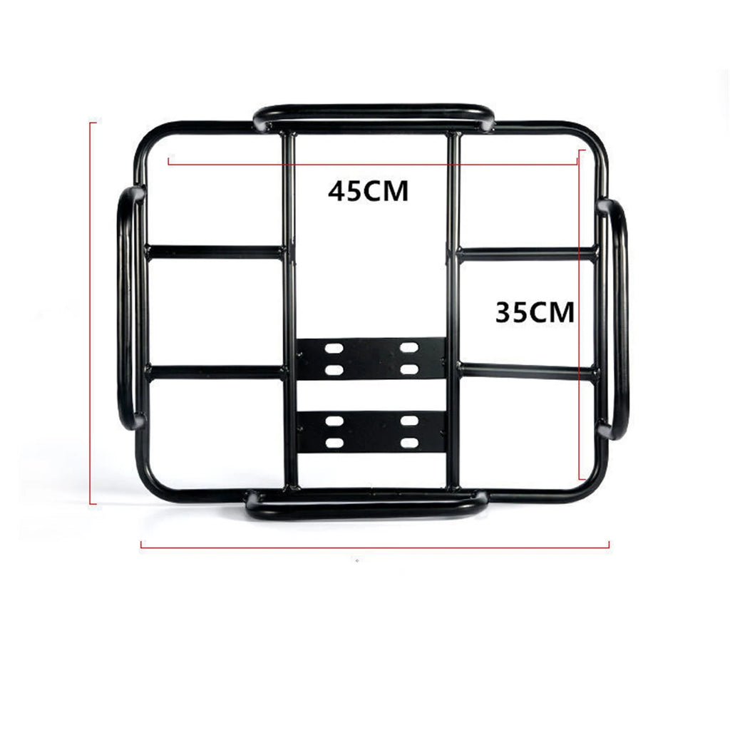 Food Delivery Box Rack Rear Grille 80kg Loading Seamless Steel Tube Universal for Motorcycle Electric Bicycle