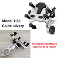 Metal Alloy Motorcycle Mobile Stand High Quality With Shock Absorber Bike Motorcycle Cell Phone Holder Motos Navigation Bracket