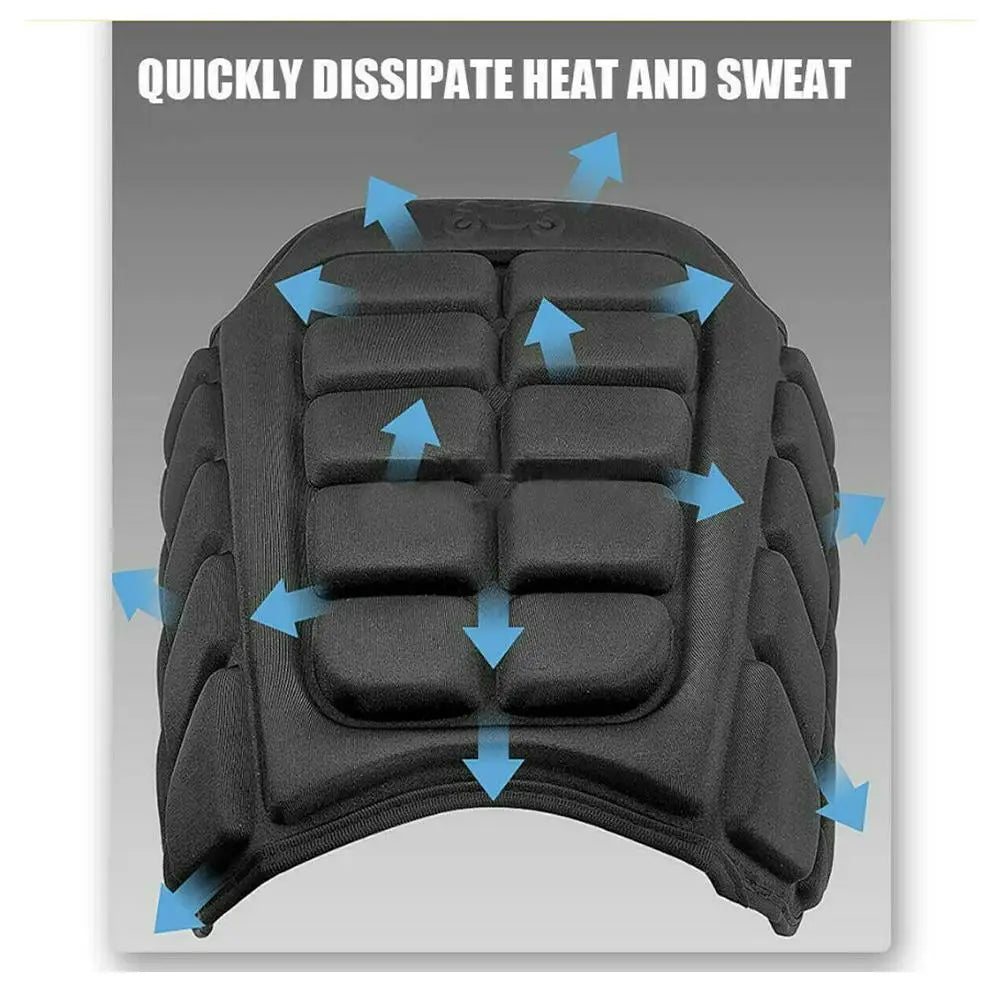 3D Shock Absorption Seat Cover Motorcycle Seat Cushion Soft Comfortable Anti Slip Breathable Electric Bike Accessorie