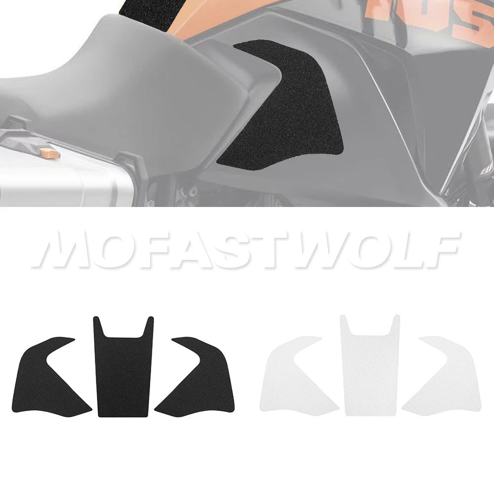 Motorcycle Anti Slip Side Fuel Tank Pads Gas Knee Grip Traction Sticker fit For KTM 1050 1190 1290 Adventure ADV