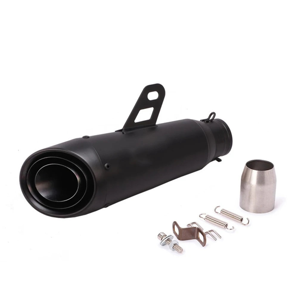 For Kawasaki Ninja Z900 Honda CB650R Yamaha R3 51mm Motorcycle Exhaust Muffler Pipe Escape 335mm Length