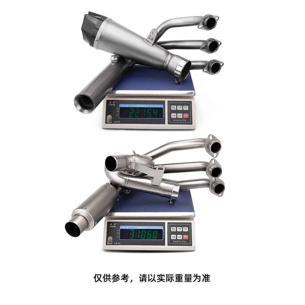 For 675SR 675SS full system 675sr cfmoto 2024 2025 51mm Slip On Exhaust System Header Pipe Exhausts Pipes