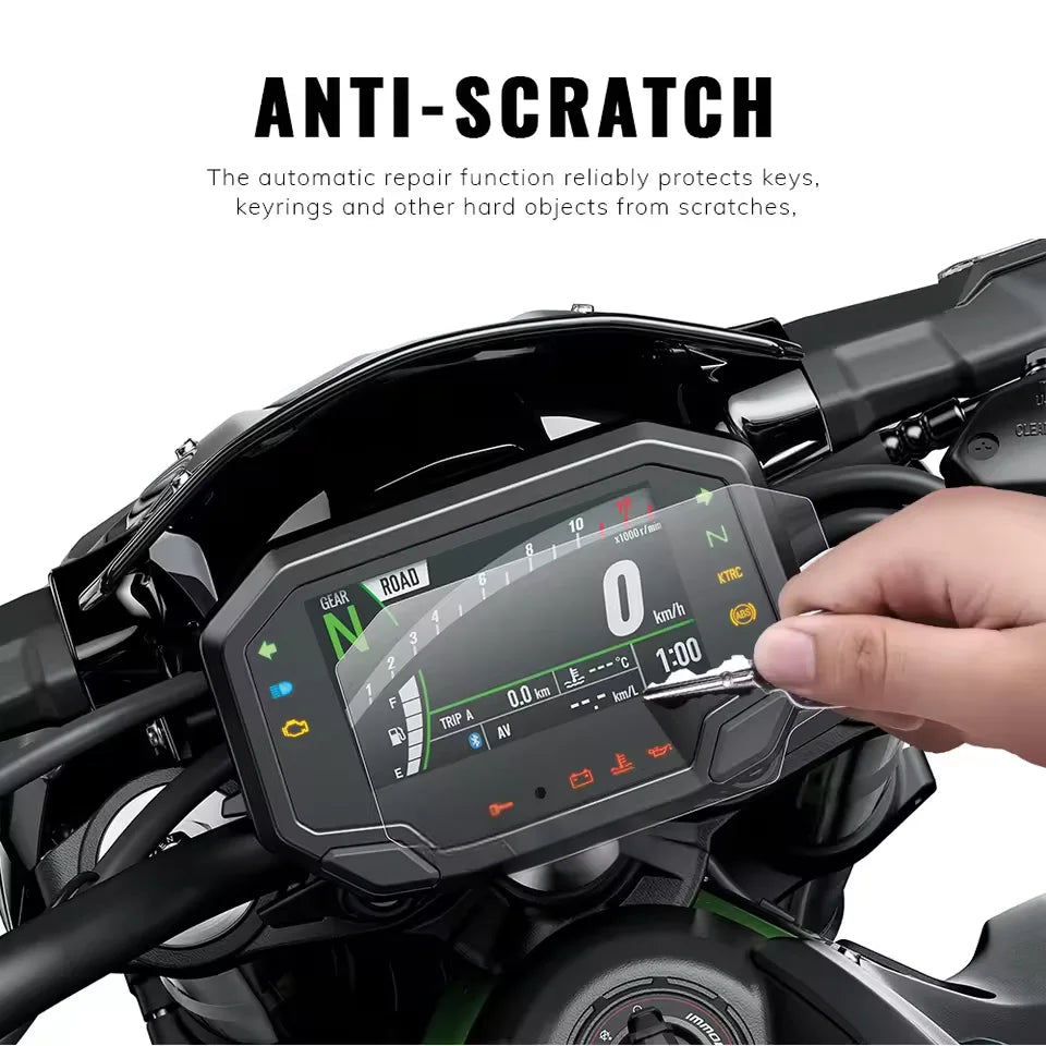 Motorcycle For Kawasaki Z1000SX Z650 Z900 Z500SE ZX10R ZX-6R ZX-4R TFT Display Protection Film Screen Protector Instrument Film