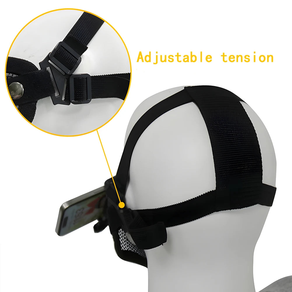 Motorcycle Chin Stand Mount Helmet Holder for DJI Action 6 Full Face Holder for GoPro SJCAM SJ4000 AKASO Action Camera Accessory