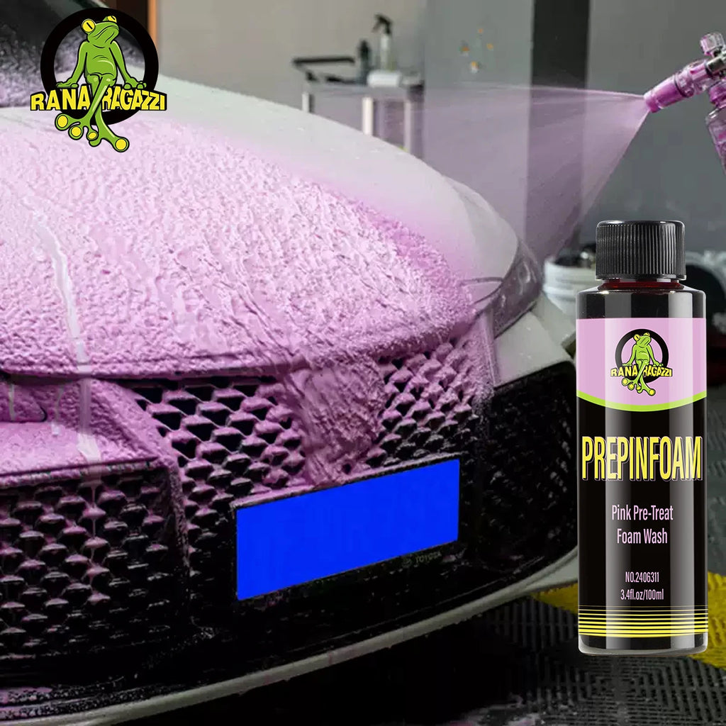 Motorcycle Washing Spray Pink Pre-Treat Foam Wash Sediment Pre-washed Off Dense And Flowing Foam Layer Natural Pink Foam RG311