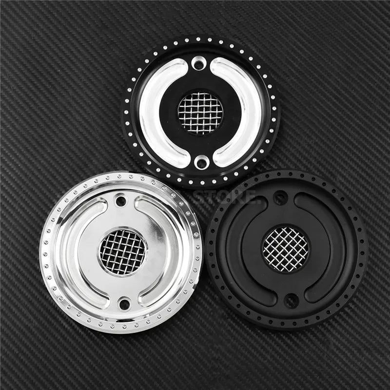 Motorcycle Front Drive Pulley Guard Cover Pulley Cover w/Mesh Countershaft For Harley Sportster 883 1200 XL 48 72 SuperLow 04-22