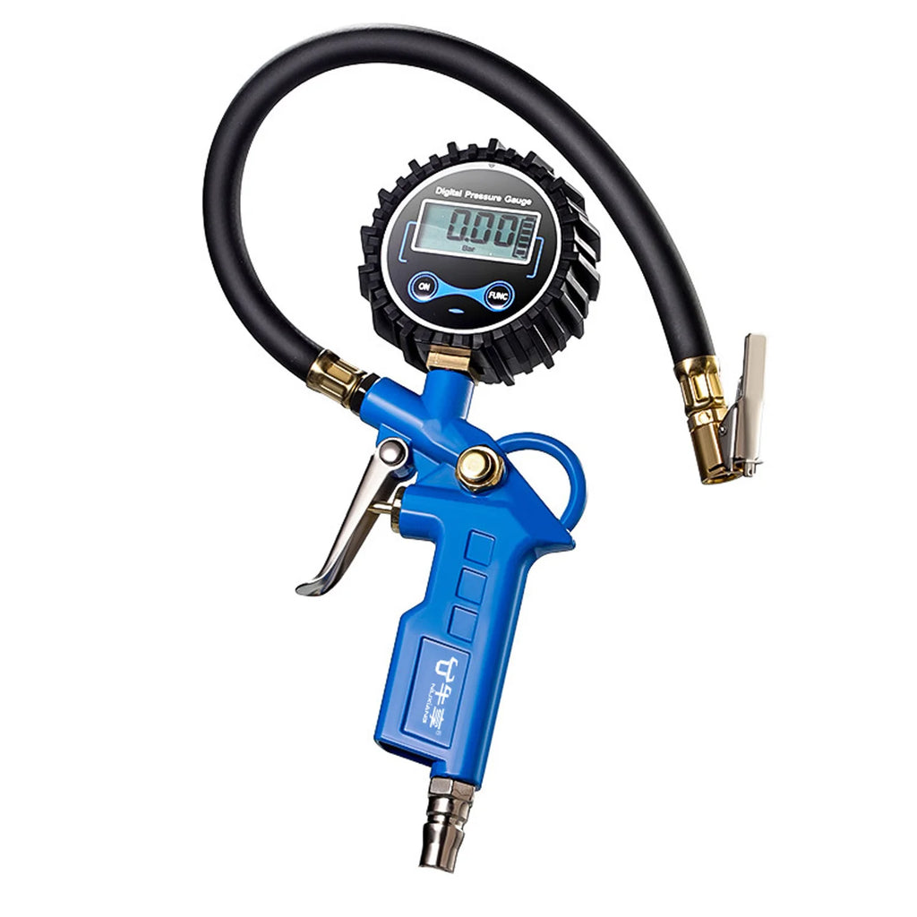 Inflator Hose With Tyre Tester Gauge Motorcycle TPMS Tire Pressure Monitor System Test Diagnostic Tool Car Accessories Universal