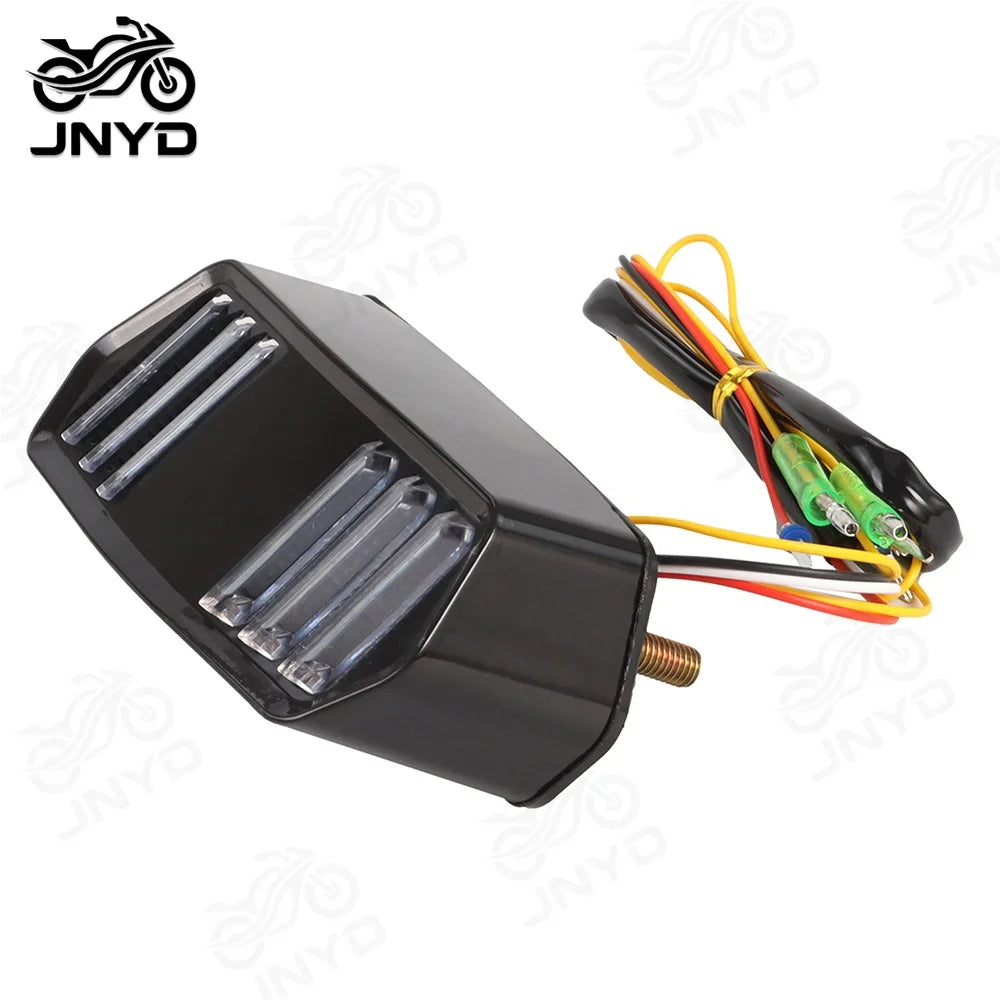 JNYD Turn Signal Lights Motorcycle Taillights Indicator LED Rear Brake Stop Tail Lamp For Honda MSX125 CBR650F CTX700 CTX700N
