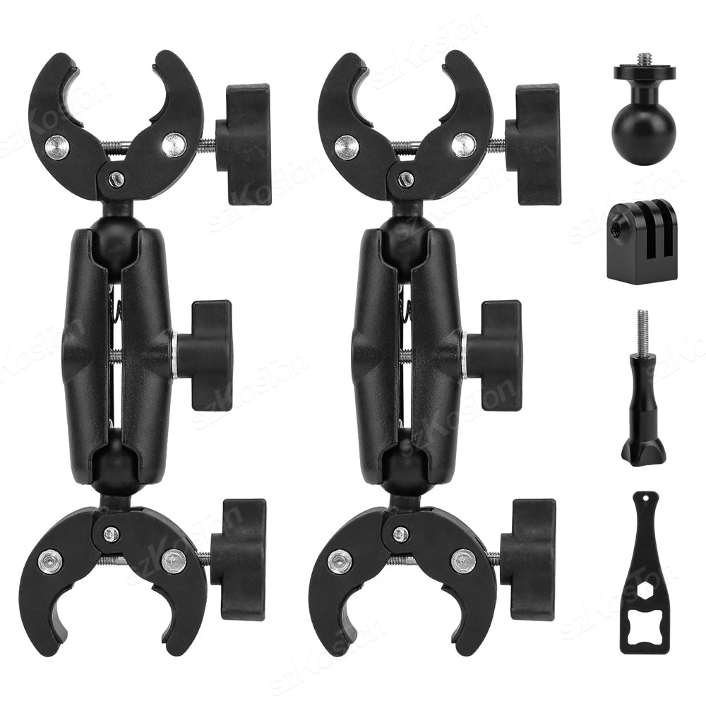 For Insta360 X3 X4 Motorcycle Bicycle Panoramic Selfie Stick Monopod Mount Handlebar Bracket For GoPro 13 12 11 10 DJI Accessory