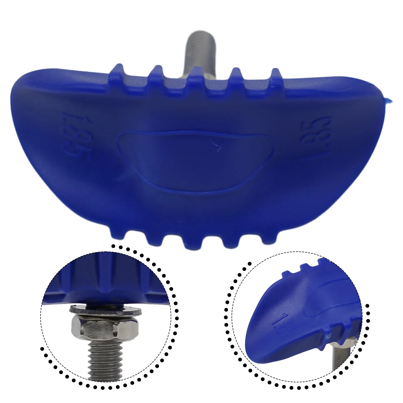 Motorcycle Motocross Enduro Wheel Rim Lock Tire Lock Blue Easy To Install Lock Tyre Metal Protect Against Abrasion