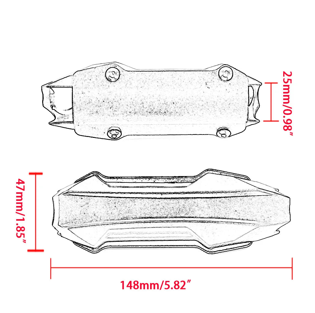 For R1200GS LC R1250GS ADV F800GS F850GS NC750X MT-09 V-Strom Motorcycle Universal 25mm Crash Bar Bumper Engine Guard Protection
