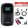 Car Jump Starter with Air Compressor Peak 5000A Auto Battery Booster 150PSI Air Pump Portable Power Bank Tire Inflator Lighting