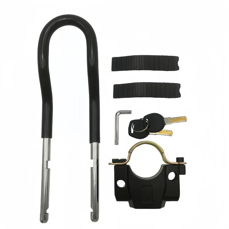 Falante Aluminum Alloy Motorcycle Safety Anti-Theft Front Fork Lock Shock Absorber Fixed Motorcycle Lock for Enhanced Security