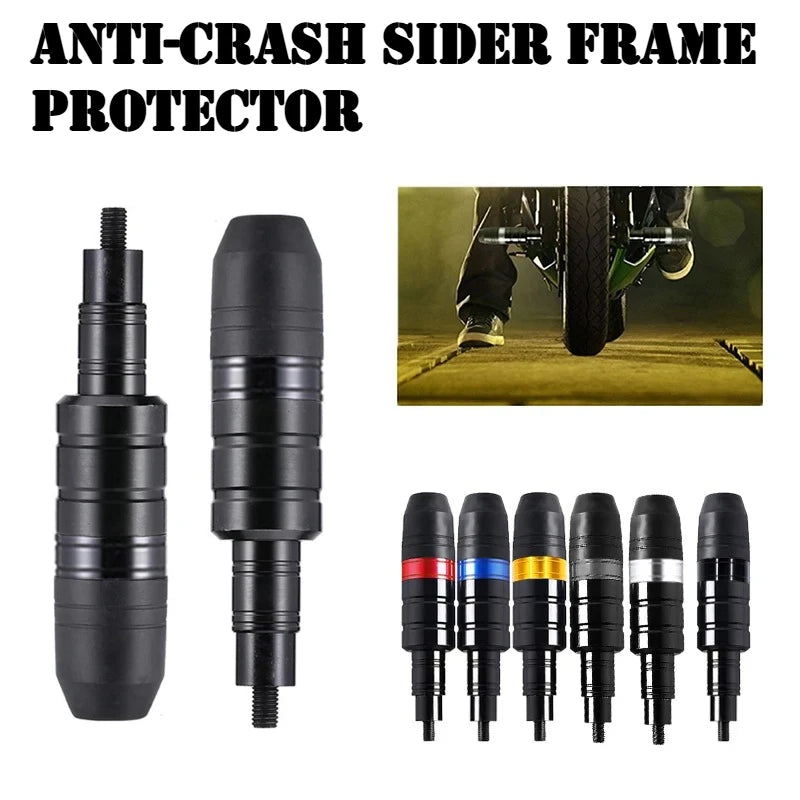 1Pair 8mm Motorcycle Frame Slider Protector Moto Anti Falling Rod Scooter Engine Shatter Crash Frame Slider Protect Stick Bar