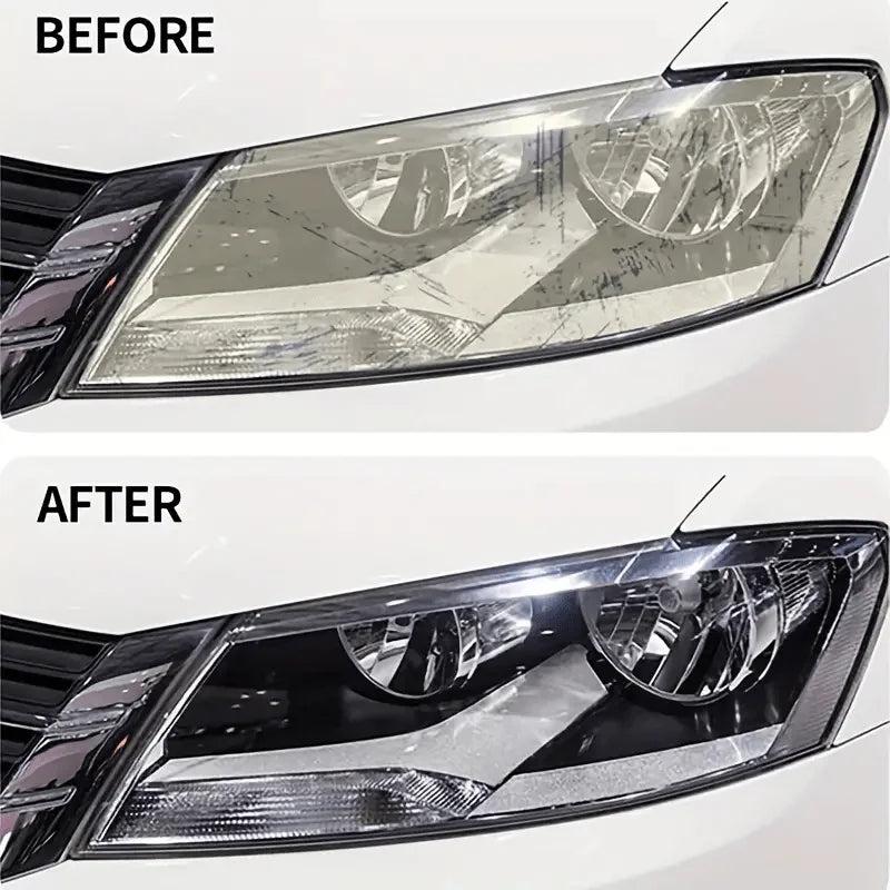 Car & Motorcycle Headlight Restoration Polishing Kit Headlamp Scratch Repair Kits Car Lamp Polisher Cleaning Paste Paint Agent