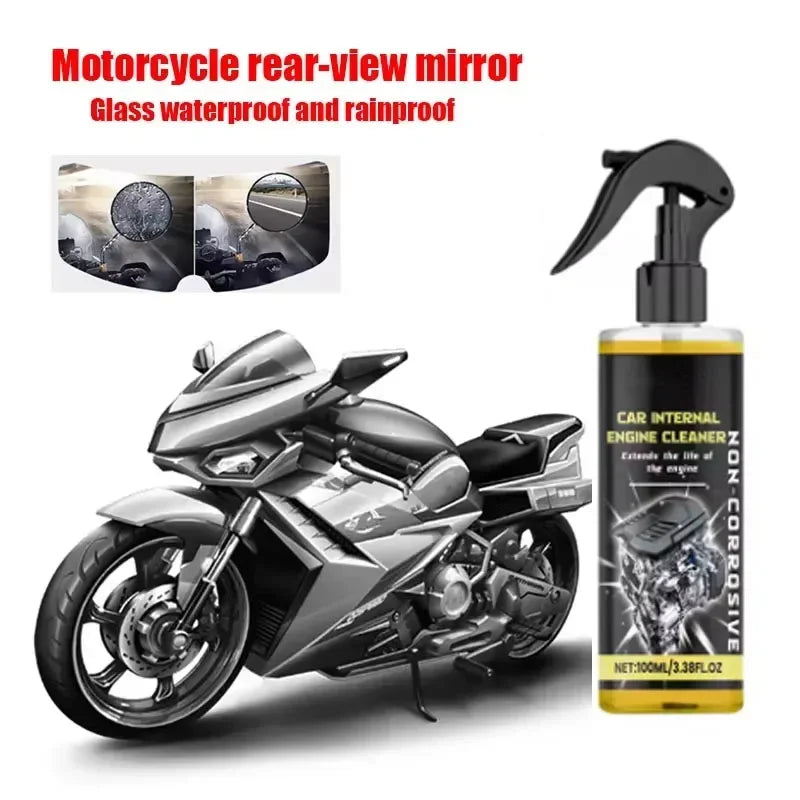 New Motorcycle Car 100ML Engine Spray Cleaner Engine Bay Degreaser All Purpose Concentrate Cleans Compartment