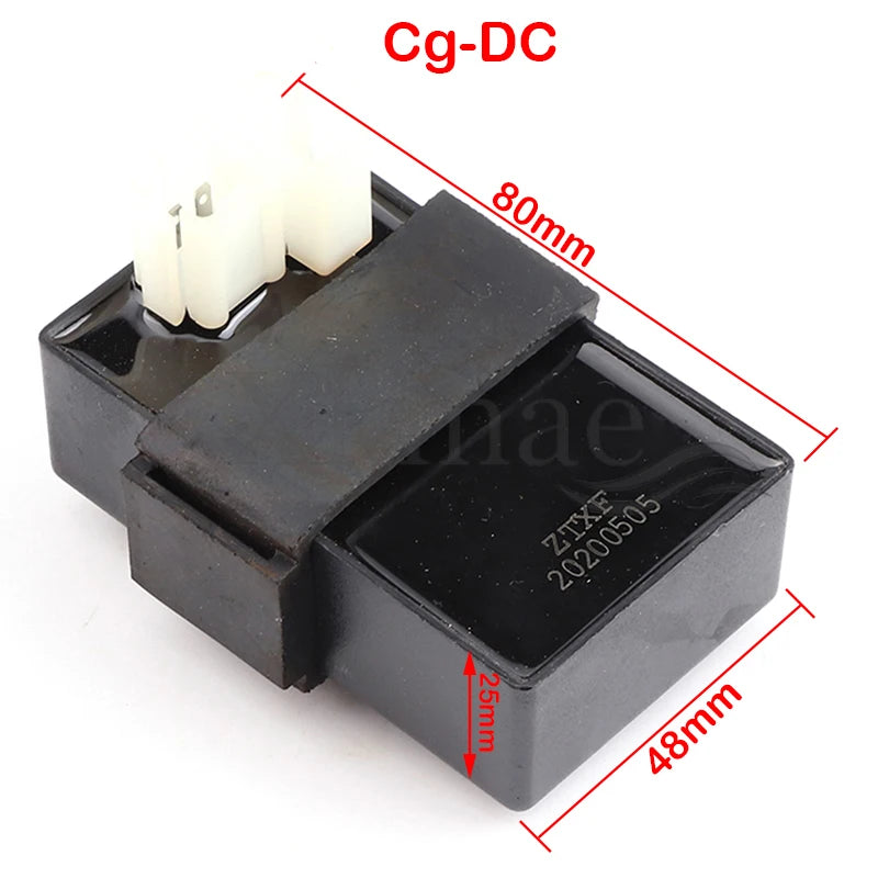 6-pin AC, DC ignition CDI box for CG125cc 150cc 200cc 250cc ATV Quads Moped Scooter Buggy Go Kart motorcycle