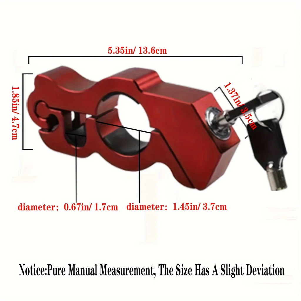 Bike/Motorcycle Lock Heavy Duty Anti-Theft Grip Lock Lock Front Brake And Clutch for Dirt Bike Mopeds/Motorcycle Locks And ATVs