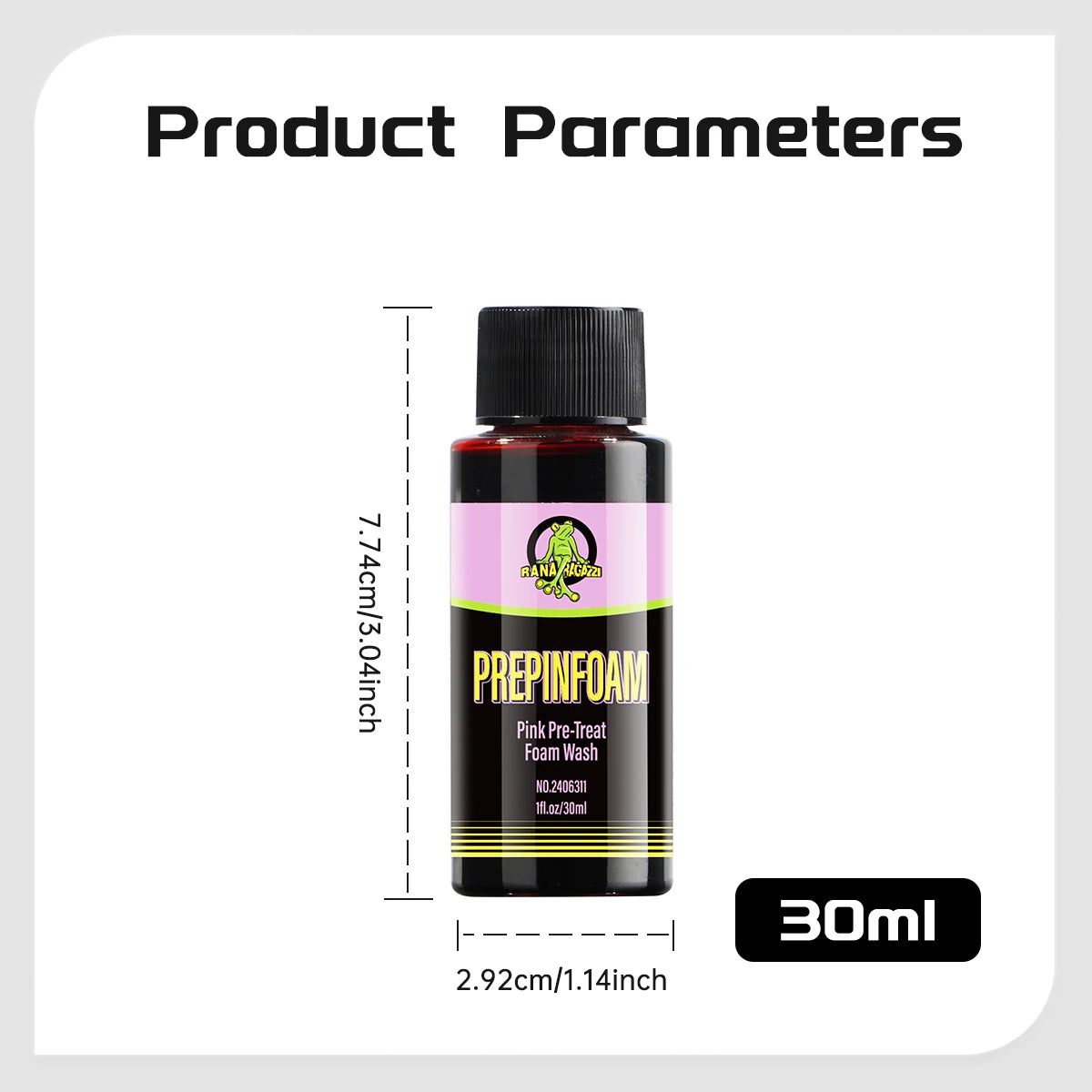 Motorcycle Washing Spray Pink Pre-Treat Foam Wash Sediment Pre-washed Off Dense And Flowing Foam Layer Natural Pink Foam RG311